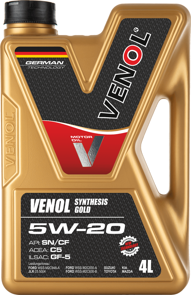 OLEJ SILNIKOWY VENOL SYNTHESIS GOLD SN CF 5W20_4L